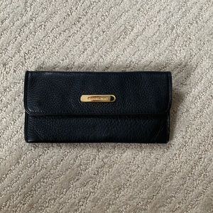 Michael Kora Black Leather Wallet